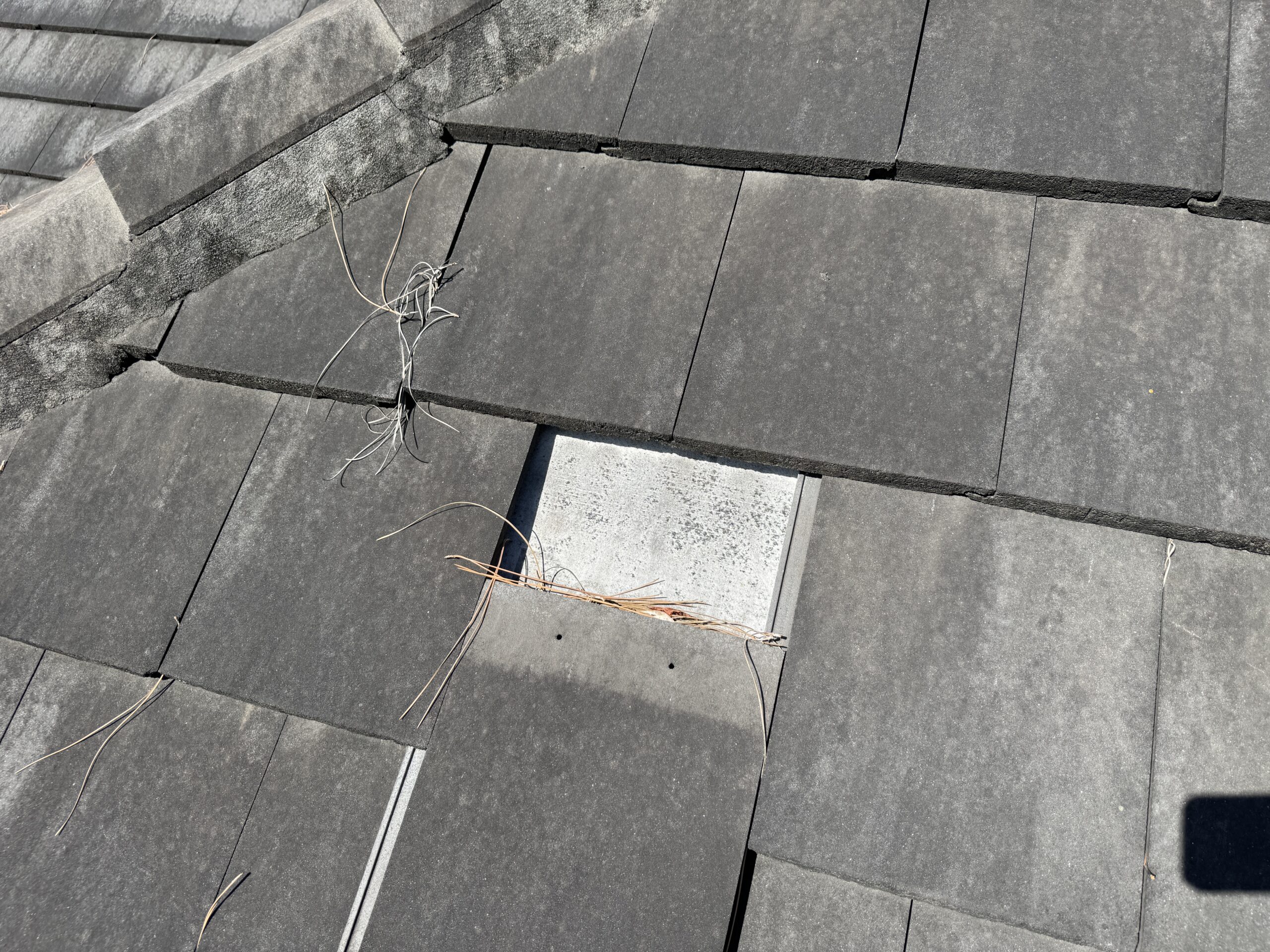 Tile Roof Damage repaired by Salvo & Sons Roofing