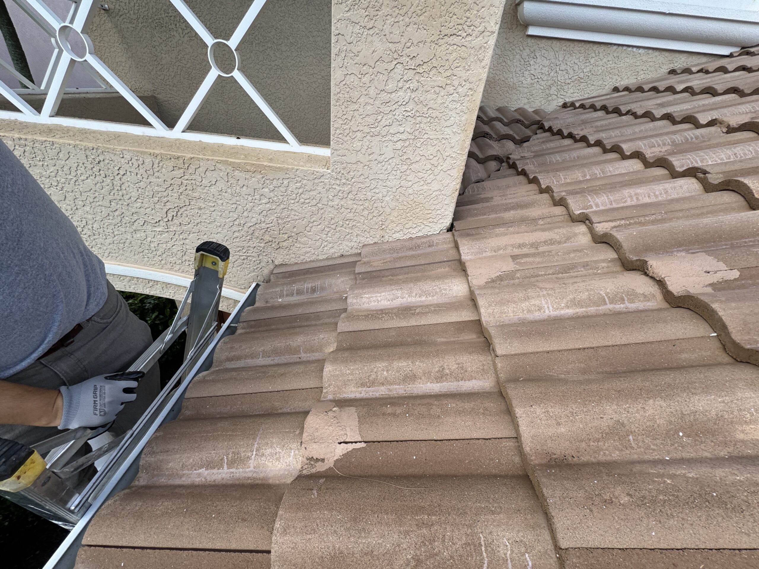 Previously Repaired Tile Roof Repair in Cape Coral FL
