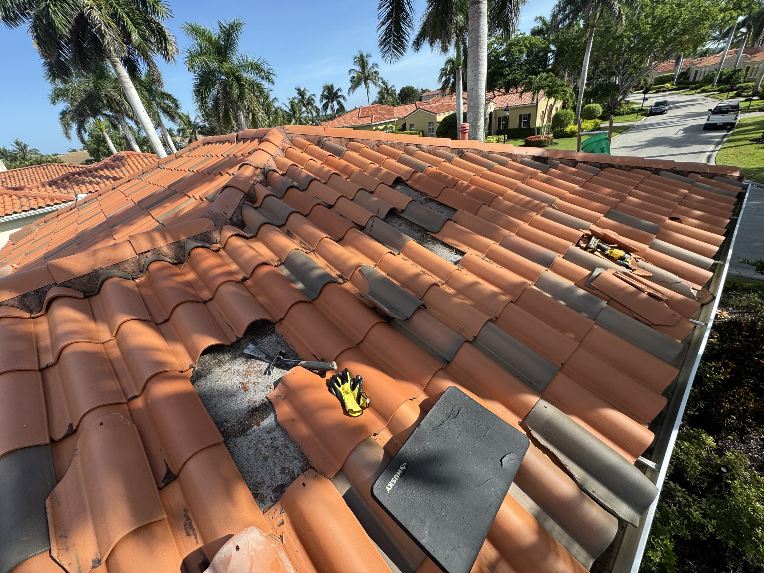 Clay Tile Roof Repair in Naples FL